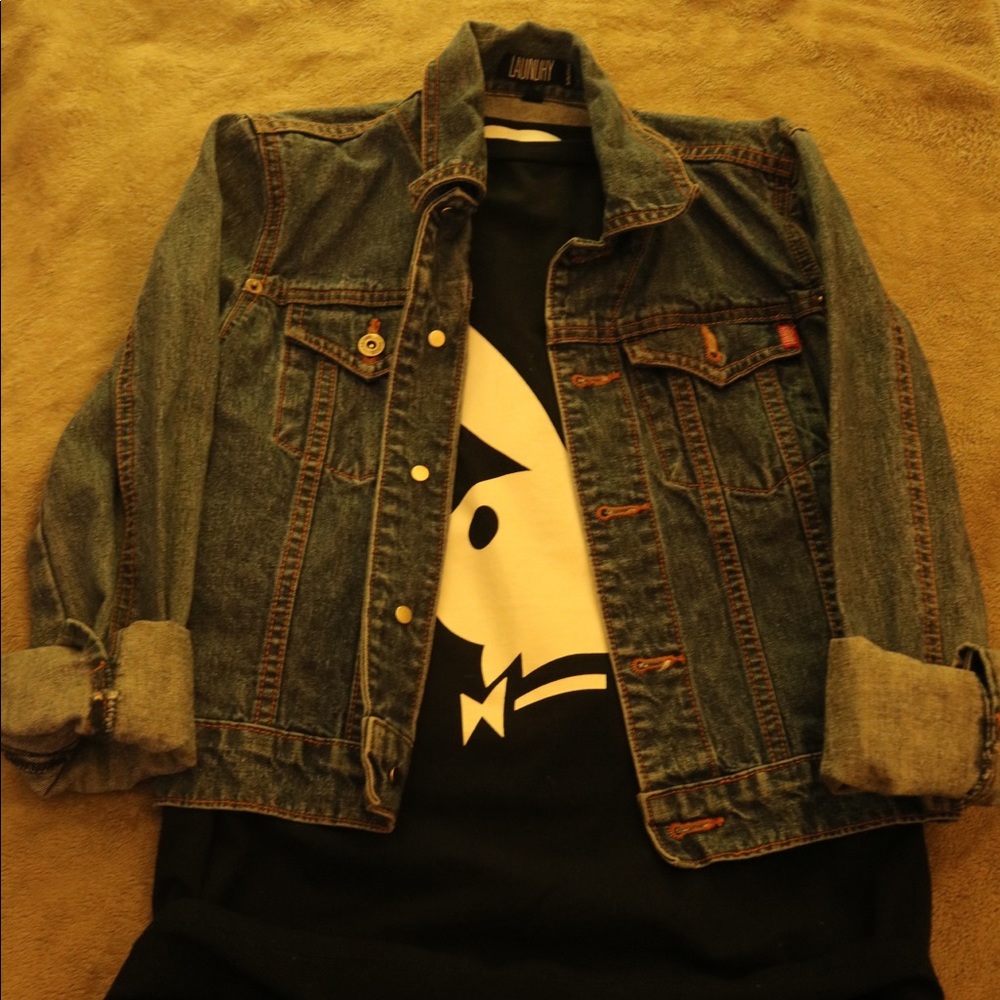 Laundry Denim Jacket by Shelli Segal ,size 2 Small